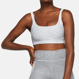 Outdoor Voices Double Time Sports Bra in Dove